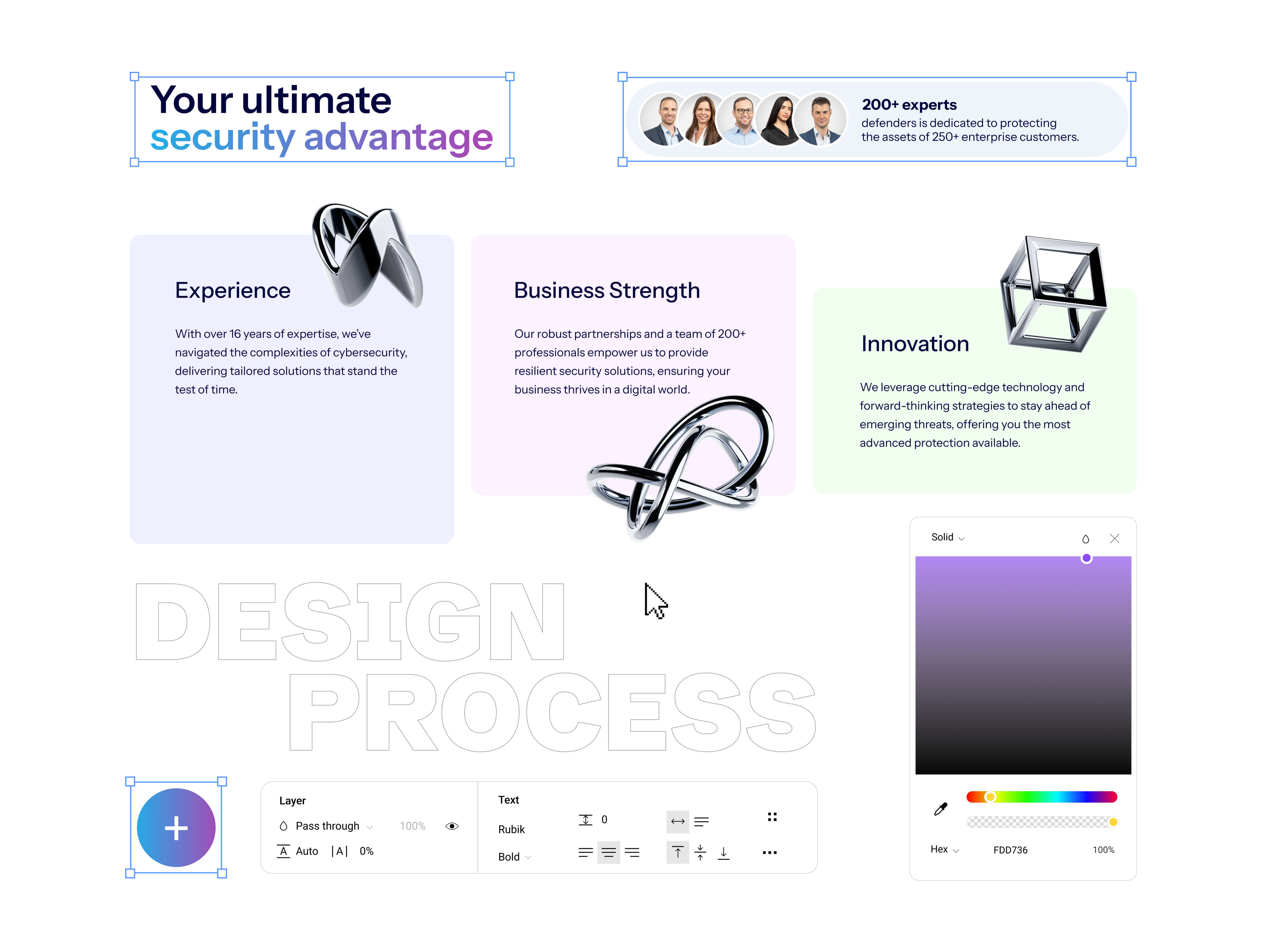 2bsecure interface details showcase