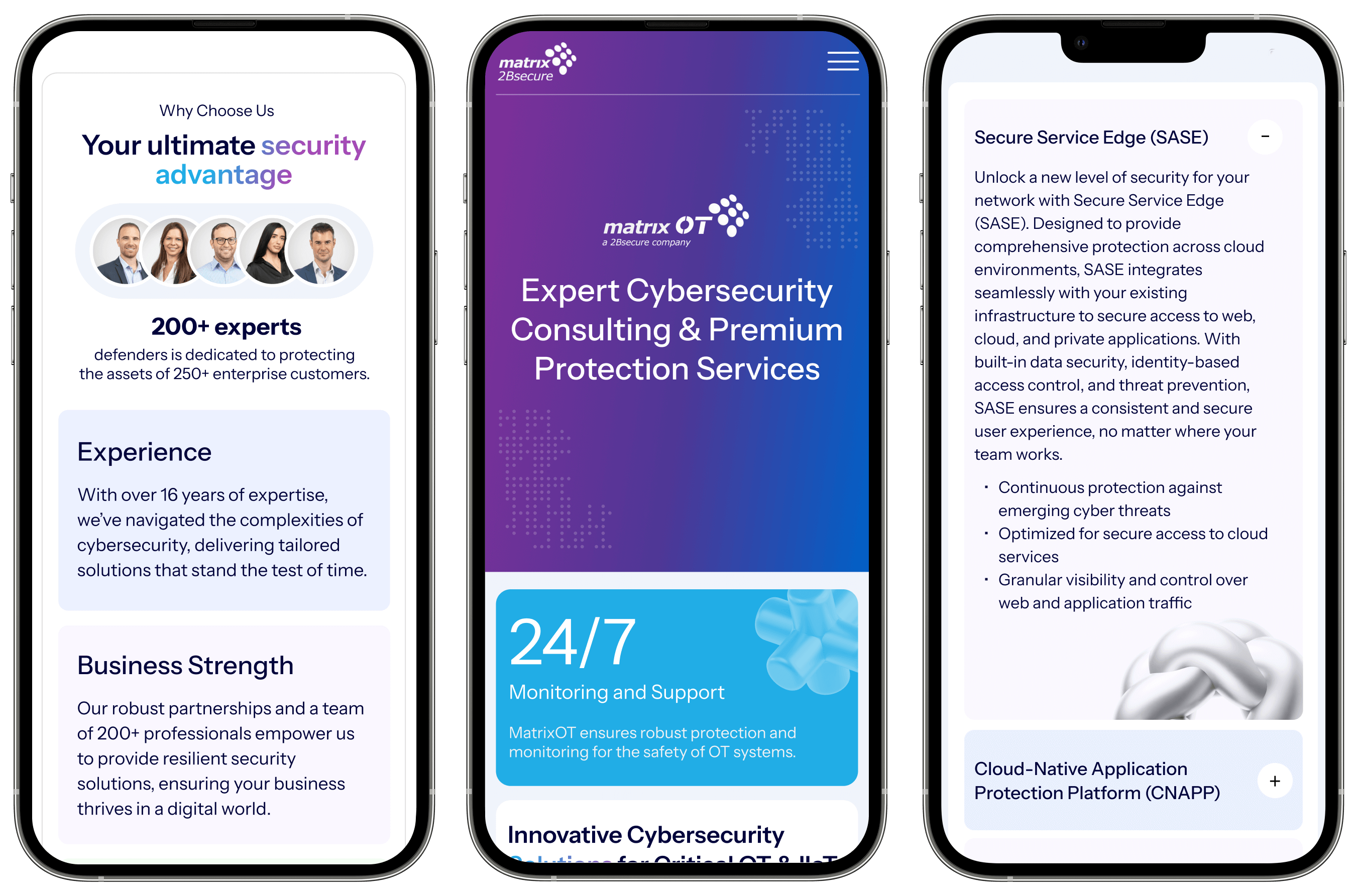 2bsecure responsive interface preview